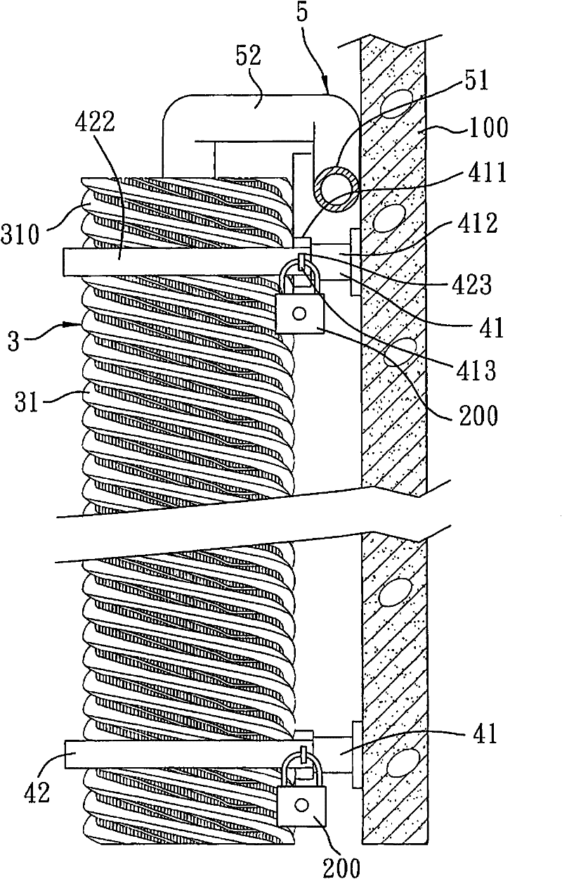 Vertical greening device