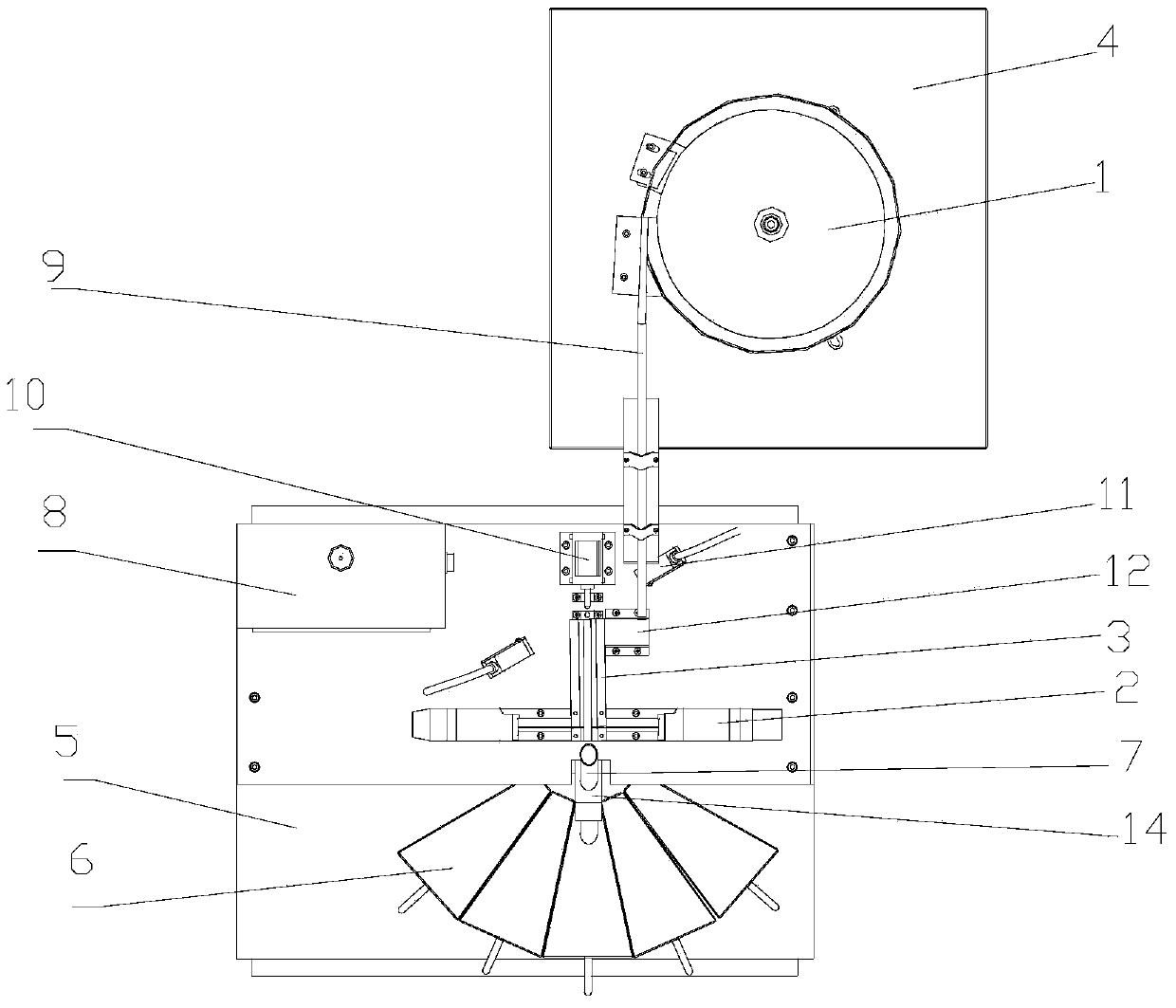 Non-contact automatic roller diameter sorting machine