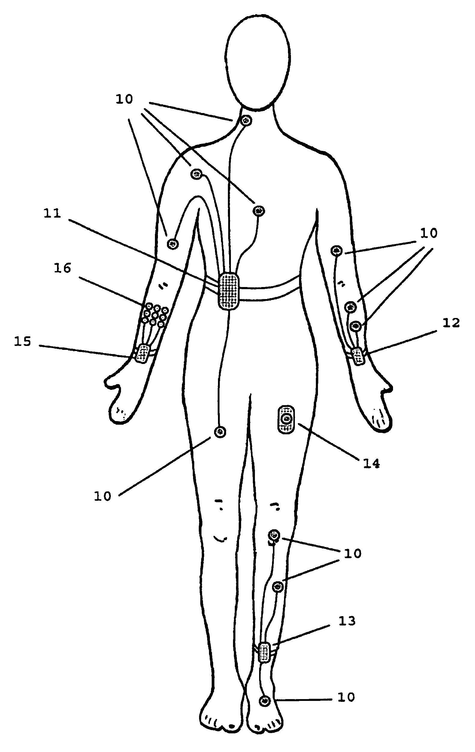 Method and apparatus for sensing body gesture, posture and movement