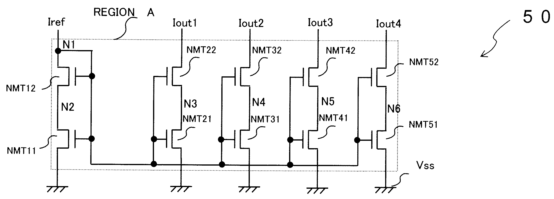 Cascoded circuit