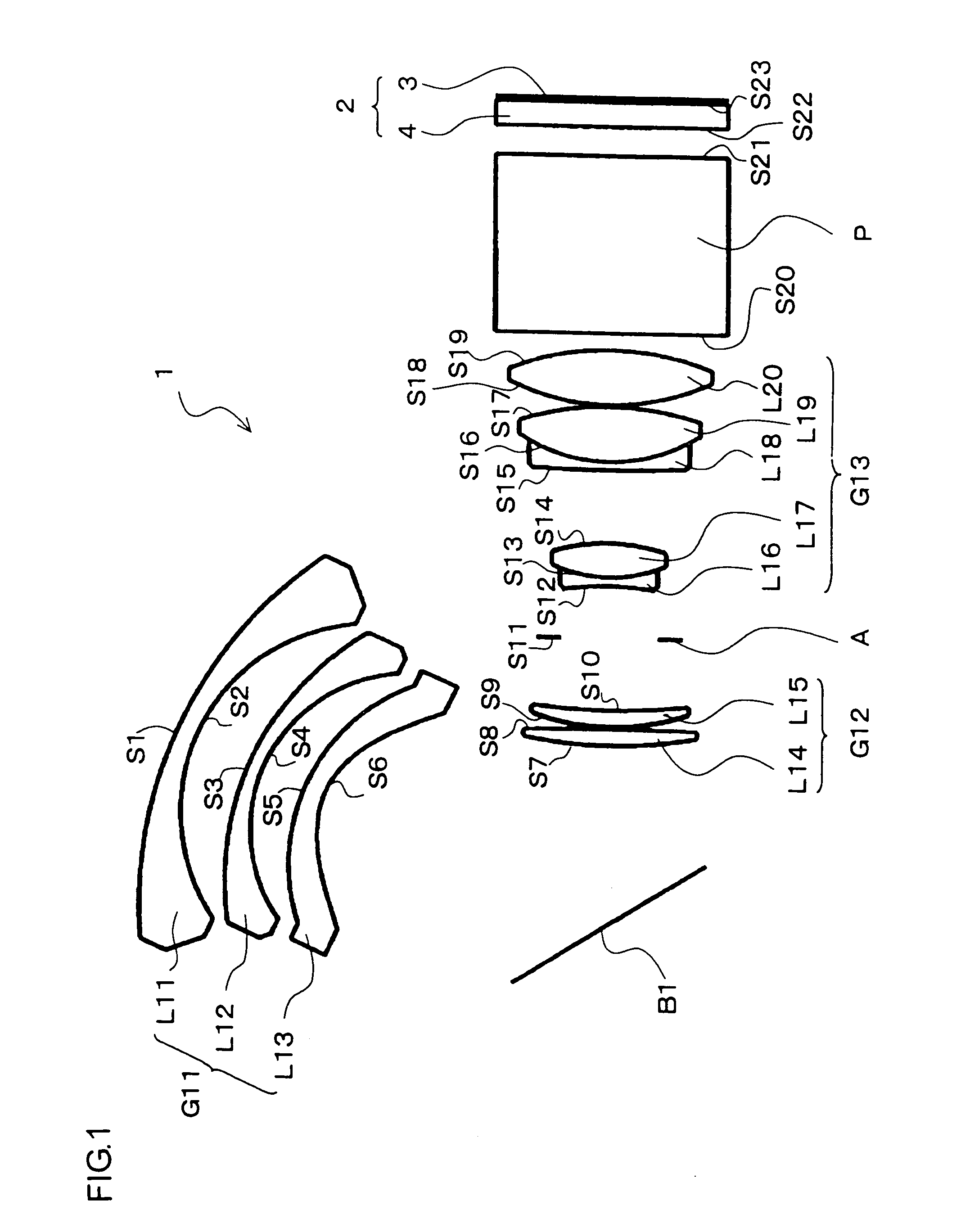 Projection optical system and projecting apparatus provided with same