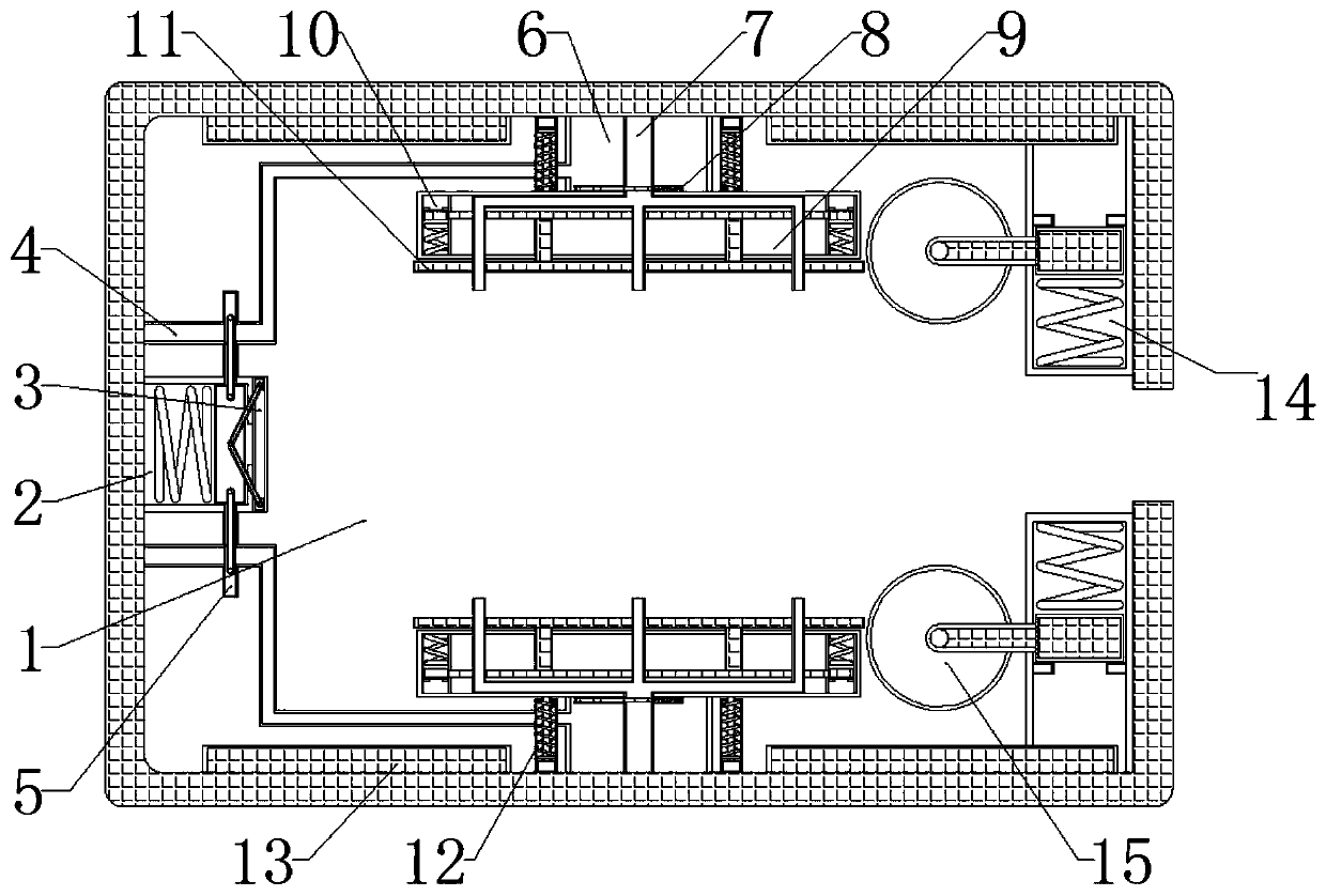 Wood processing device capable of achieving rapid clamping, automatic paint spraying, drying, polishing and rapid dust removal