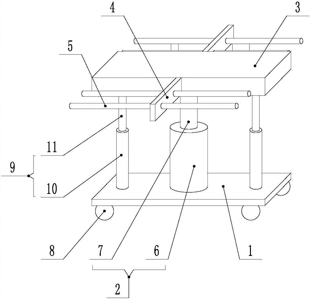 Cleaning-tool arranging and accommodating device