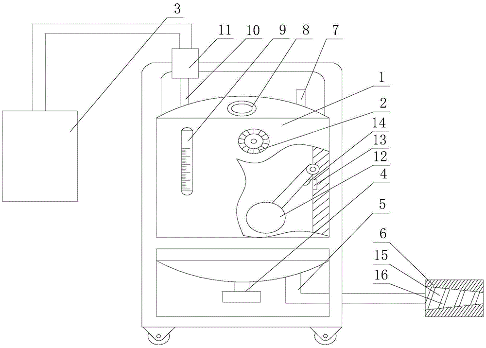 Use method of frame outer wall gluing mechanism