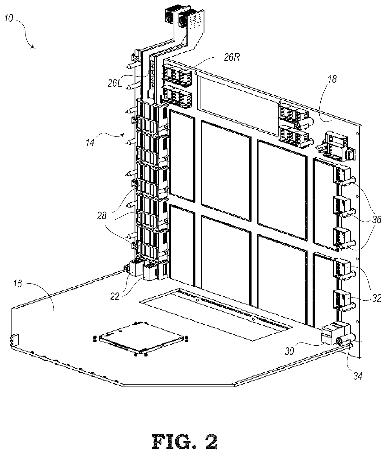 Busbar assembly with alignment and touch-proof features for network elements