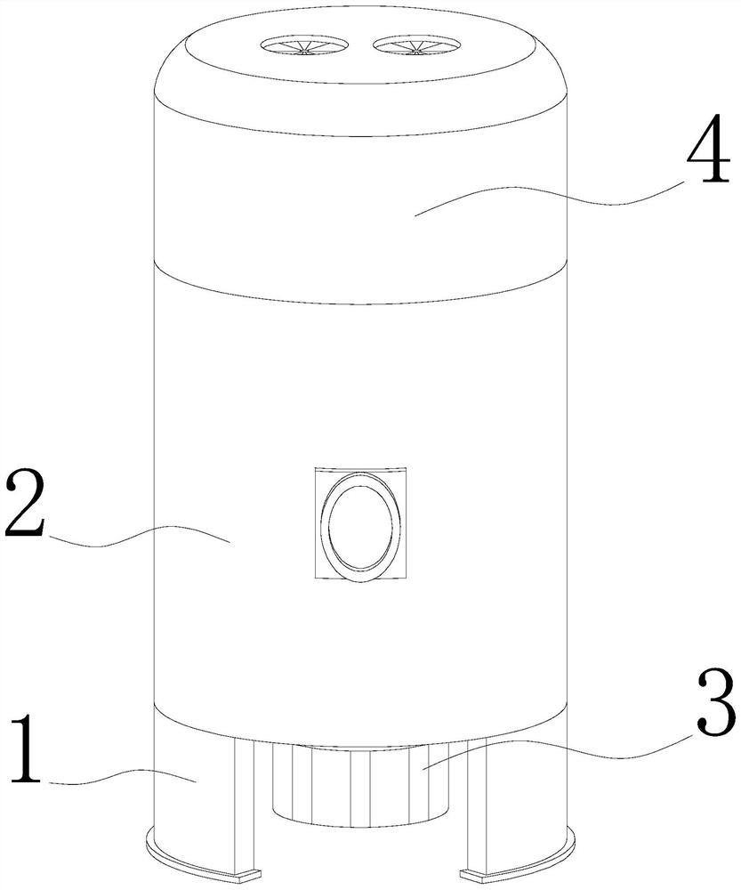 Special mechanical stirring ventilation fermentation tank for selenium enrichment of moso bamboo shoots