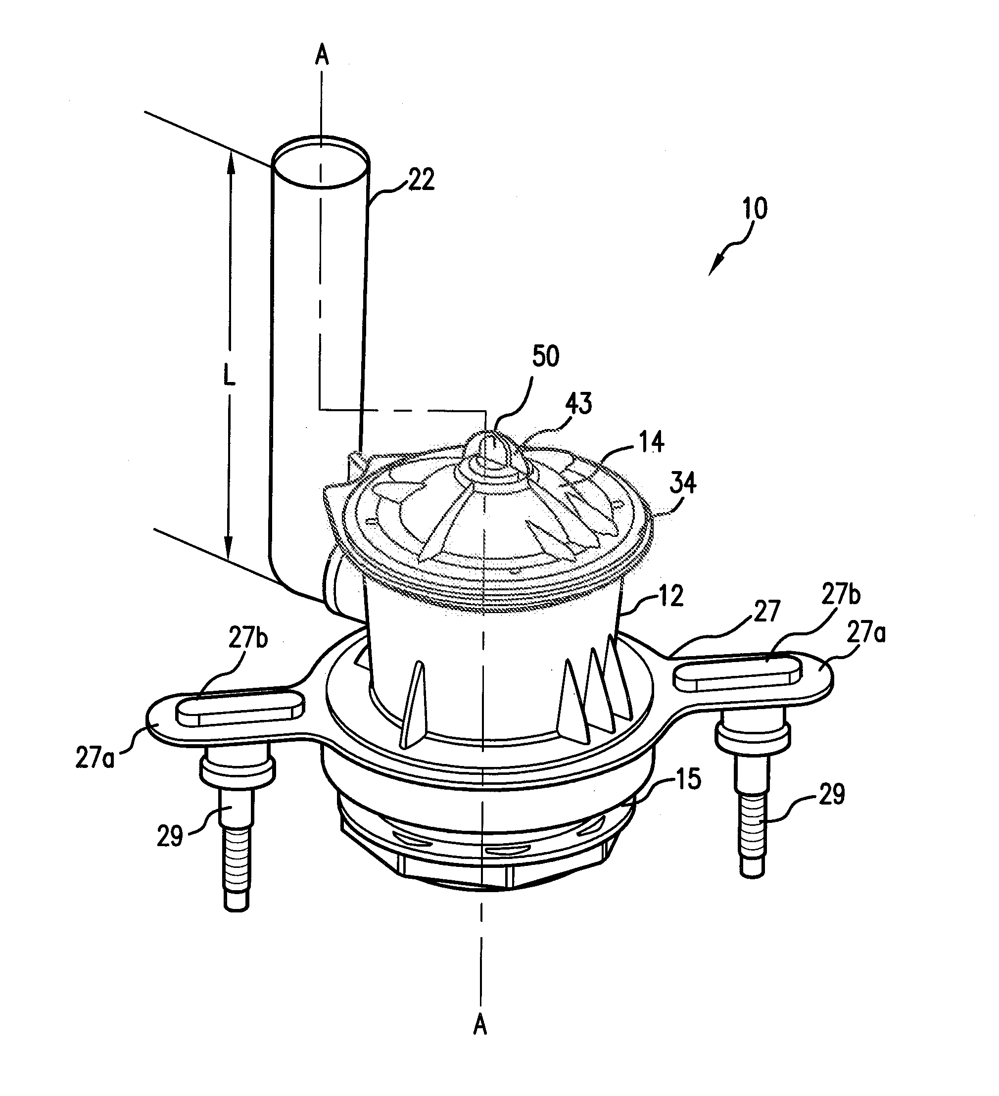 Limited volume high performance flush valve assembly