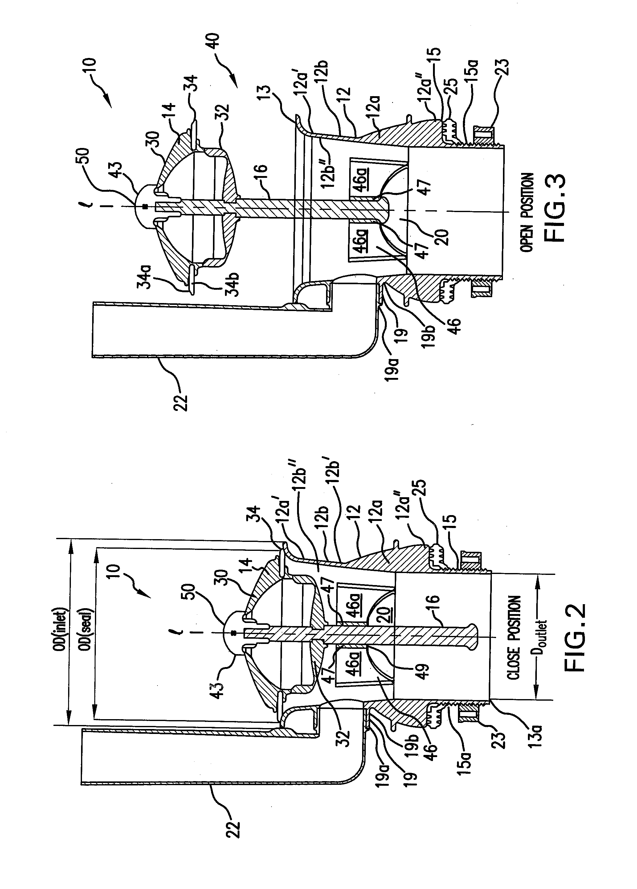 Limited volume high performance flush valve assembly