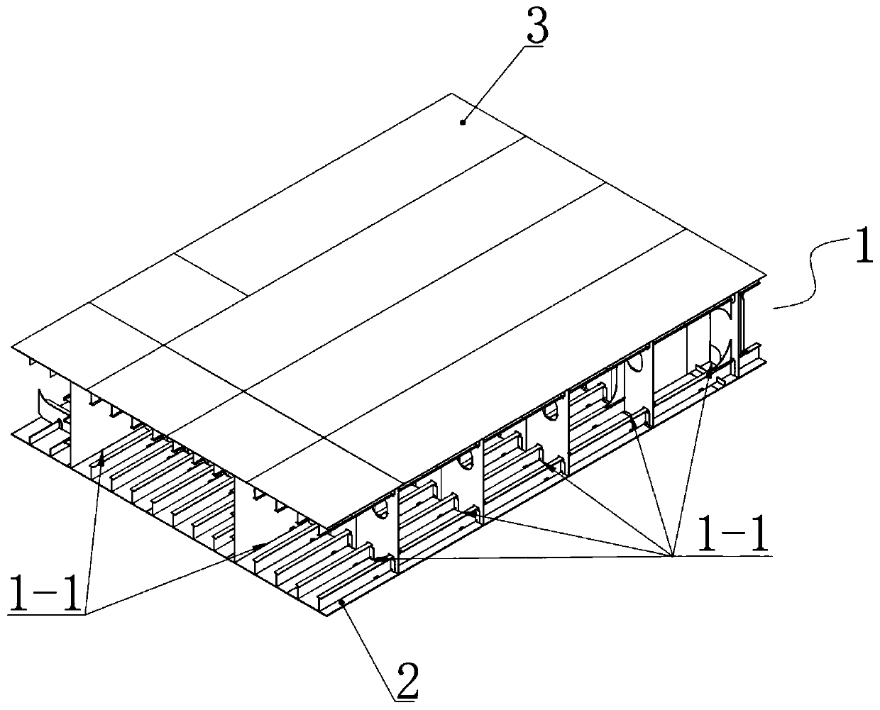 Intelligent manufacturing method for LNG ship double-layer bottom subsections