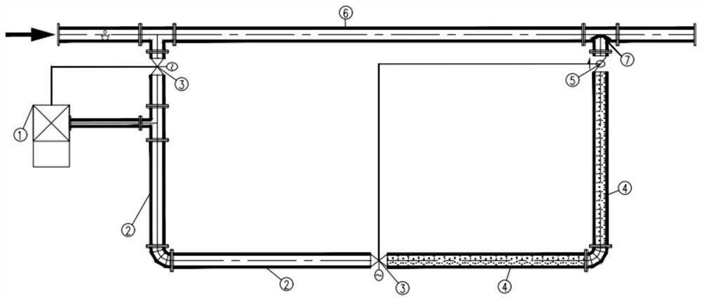 System for actively suppressing explosion of toxic or harmful gases