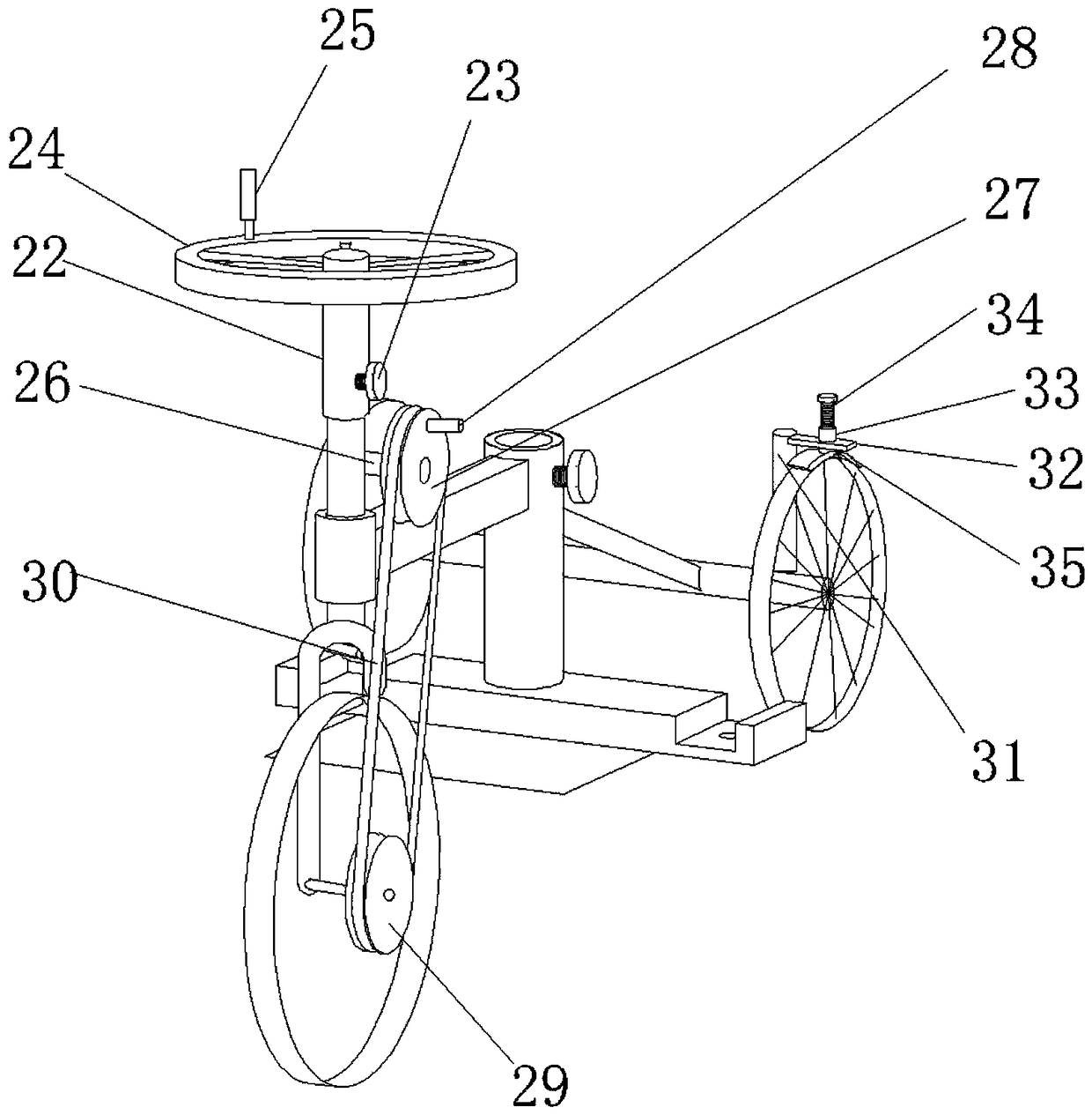 Special mobile vehicle for patient suffering from diseases on lower limbs