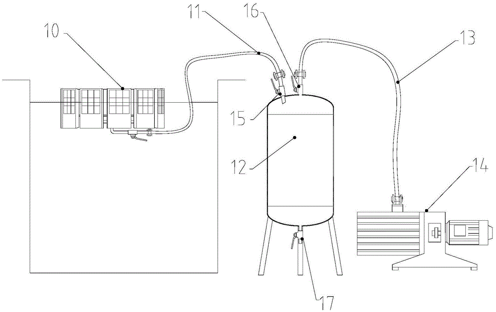 Oil collection head of overflowing oil collection device for water surface floating oil gathering