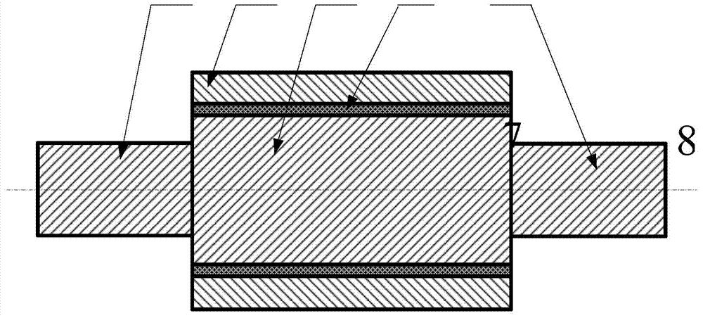 High-boron high-speed steel composite roller and manufacturing method thereof