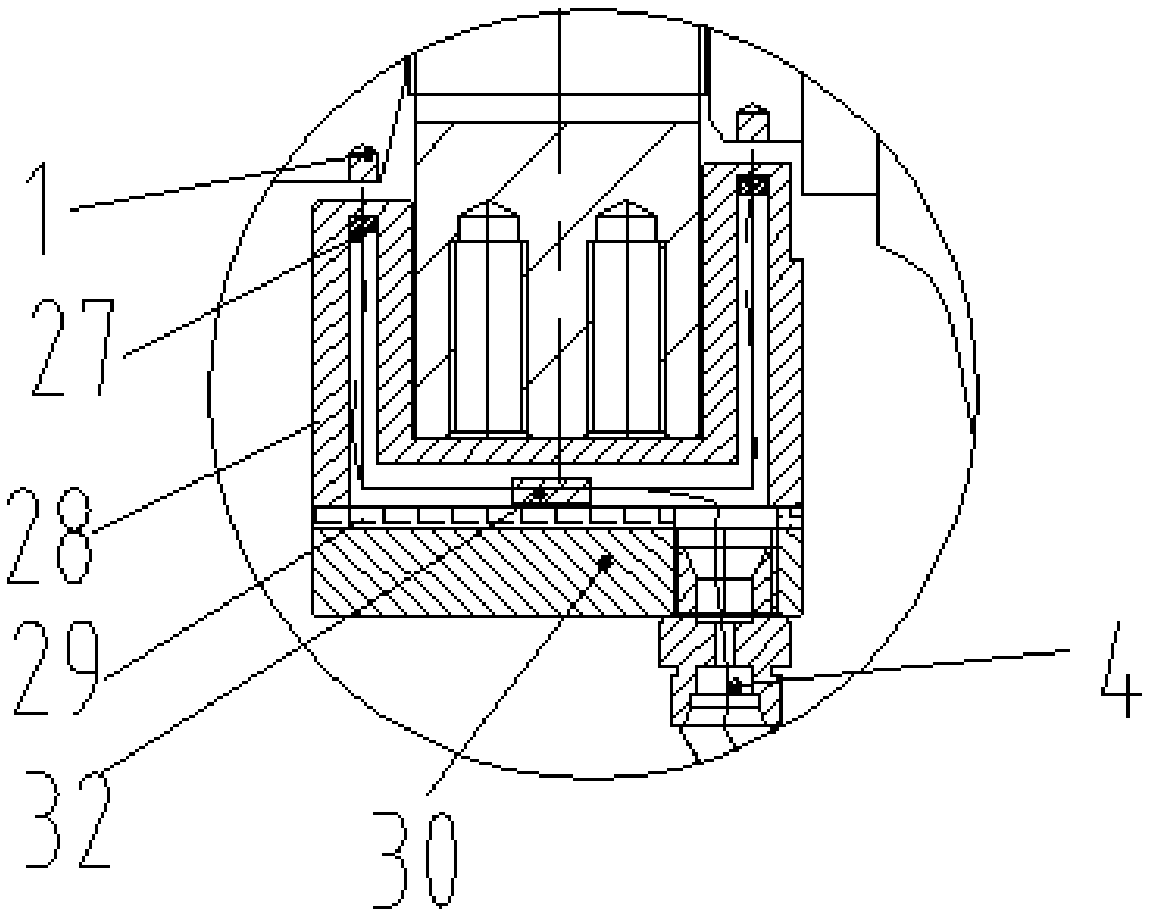 Normal pressure cutterhead hob rotating speed and temperature measurement device and wear extent measurement method