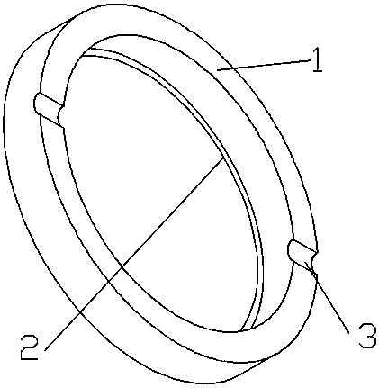 Novel hydraulic wear-resisting sealing ring and machining process