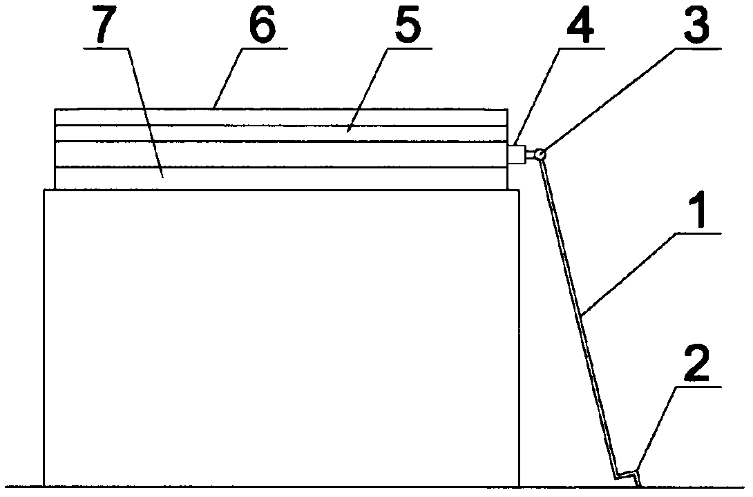 Openable arched internal heat preservation device