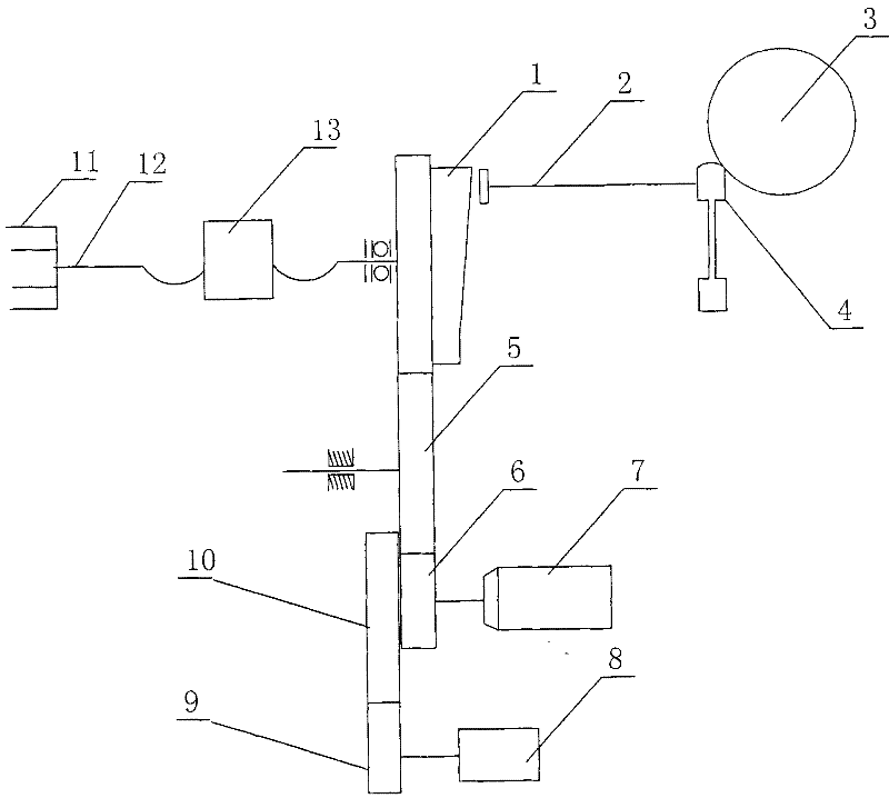 Ink key driving mechanism of printer