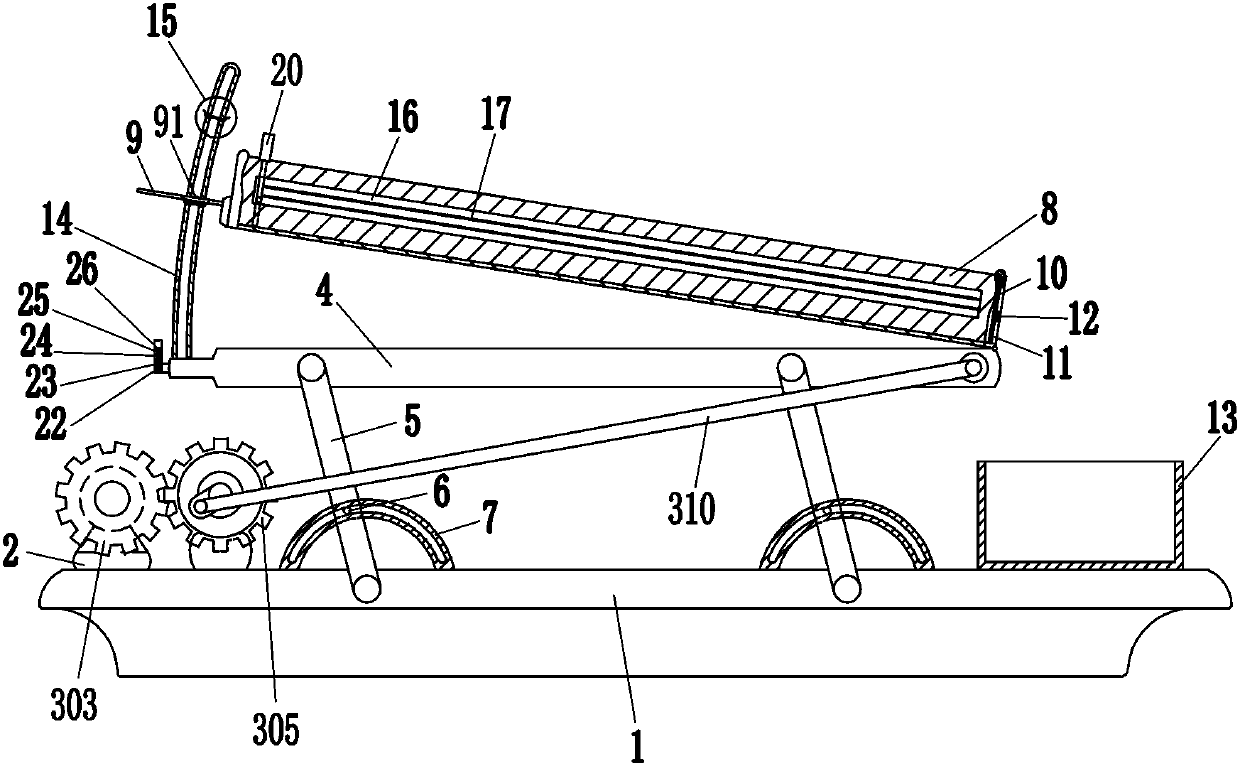 Agricultural peanut sun-drying equipment