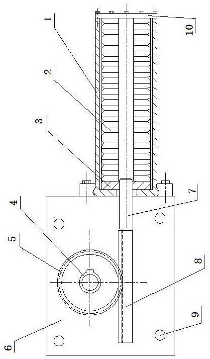 Control structure suitable for large-diameter steam turbine steam extraction valve and control method