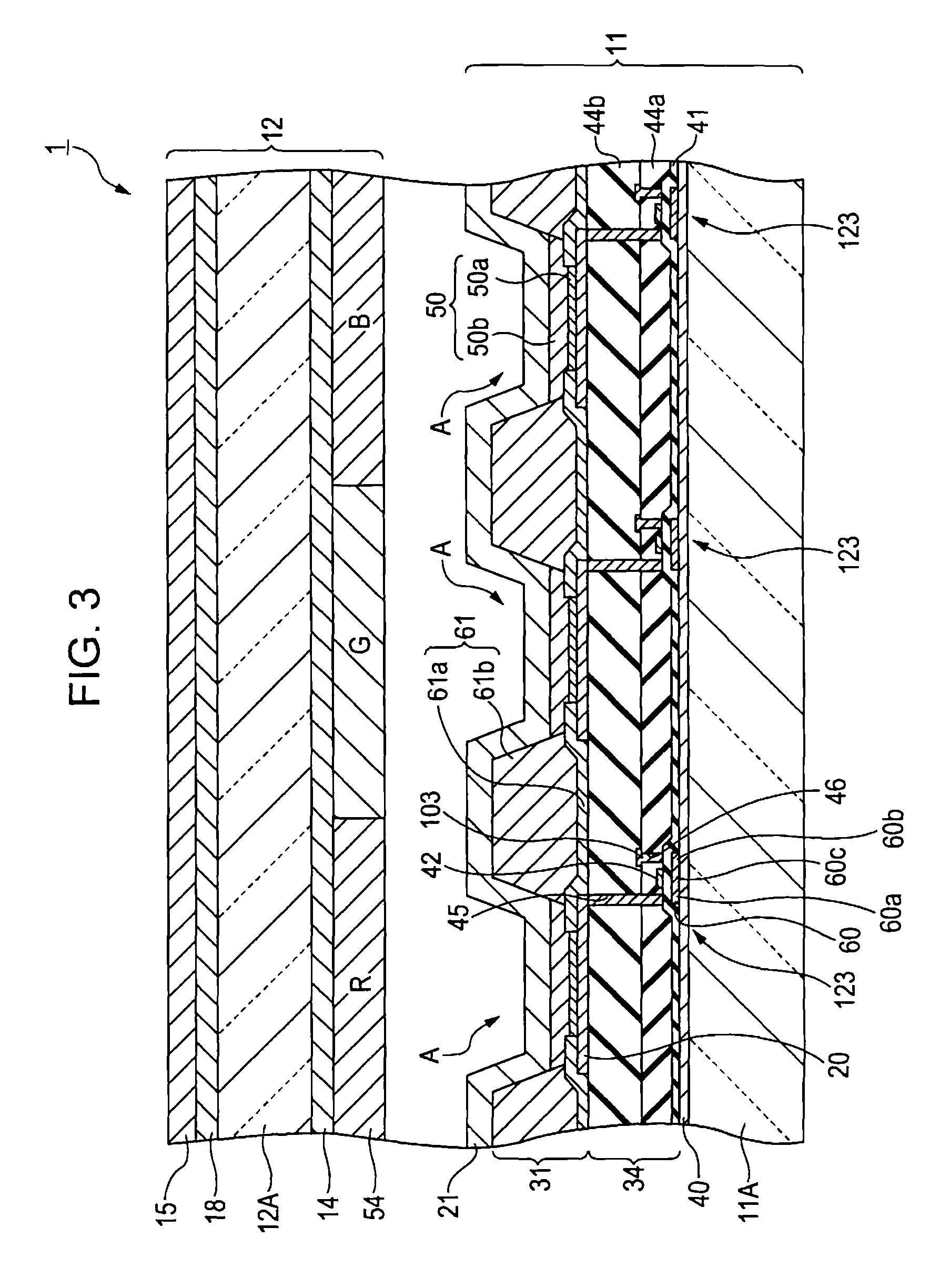 Organic electroluminescence device having input function and electronic apparatus