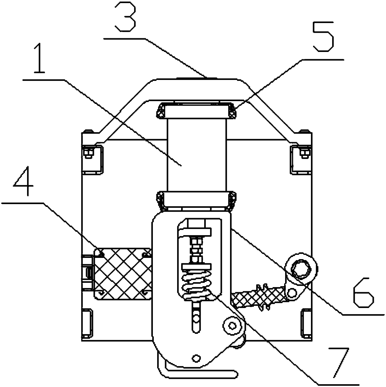 A vacuum switch module for nitrogen insulated ring main unit