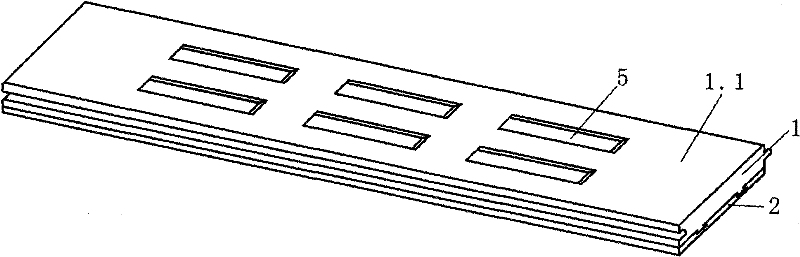 Wood-plastic base composite floor with solid wood panel and manufacturing method thereof