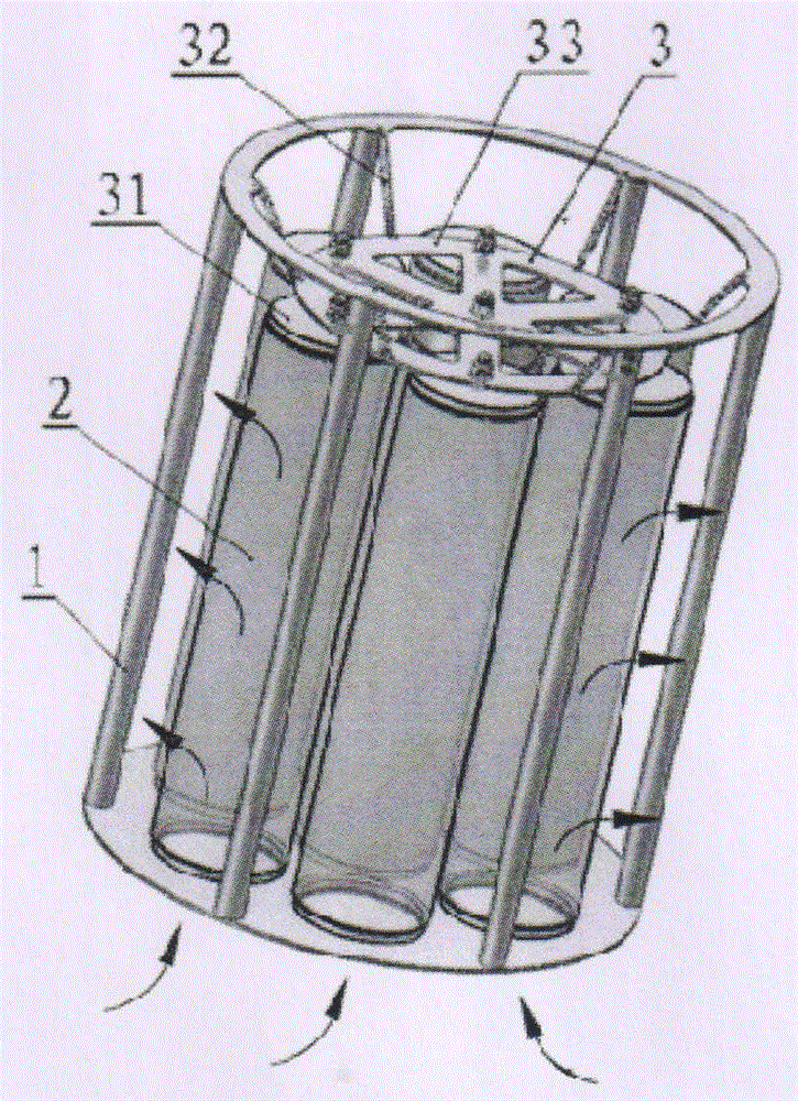 A kind of circular bag filter and its manufacturing method
