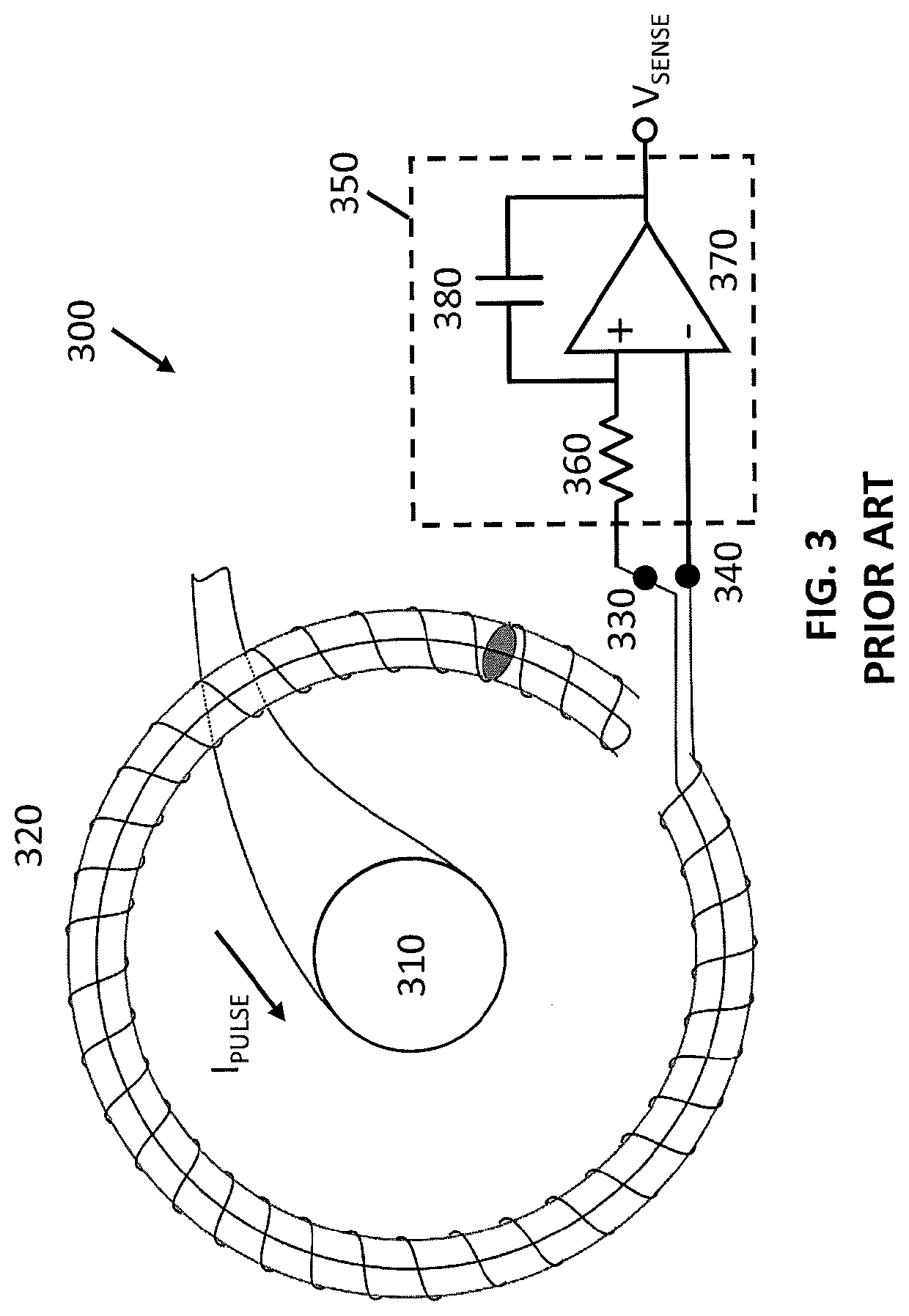 Magnetic field pulse current sensing for timing-sensitive circuits