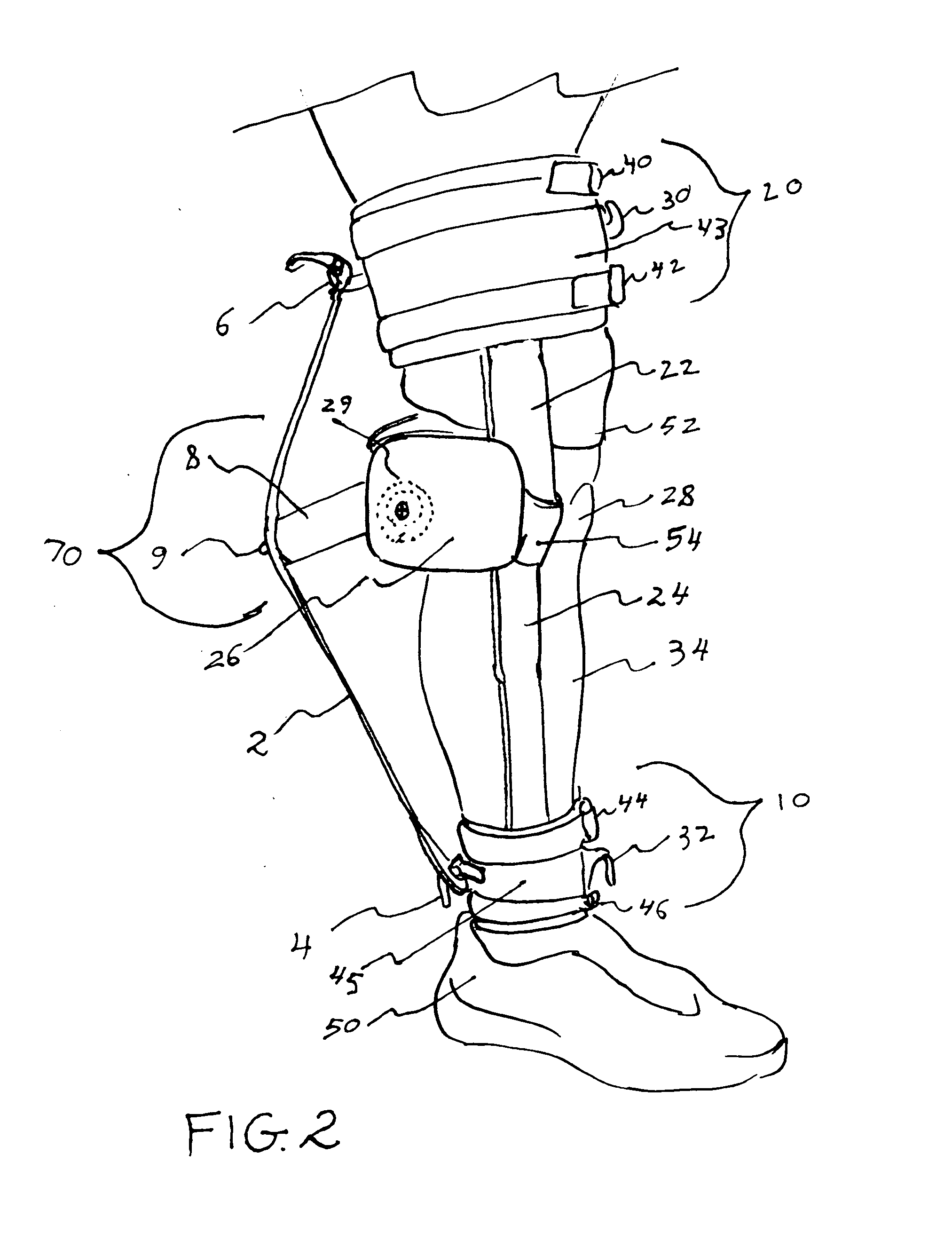 Knee rehabilitation exercise device