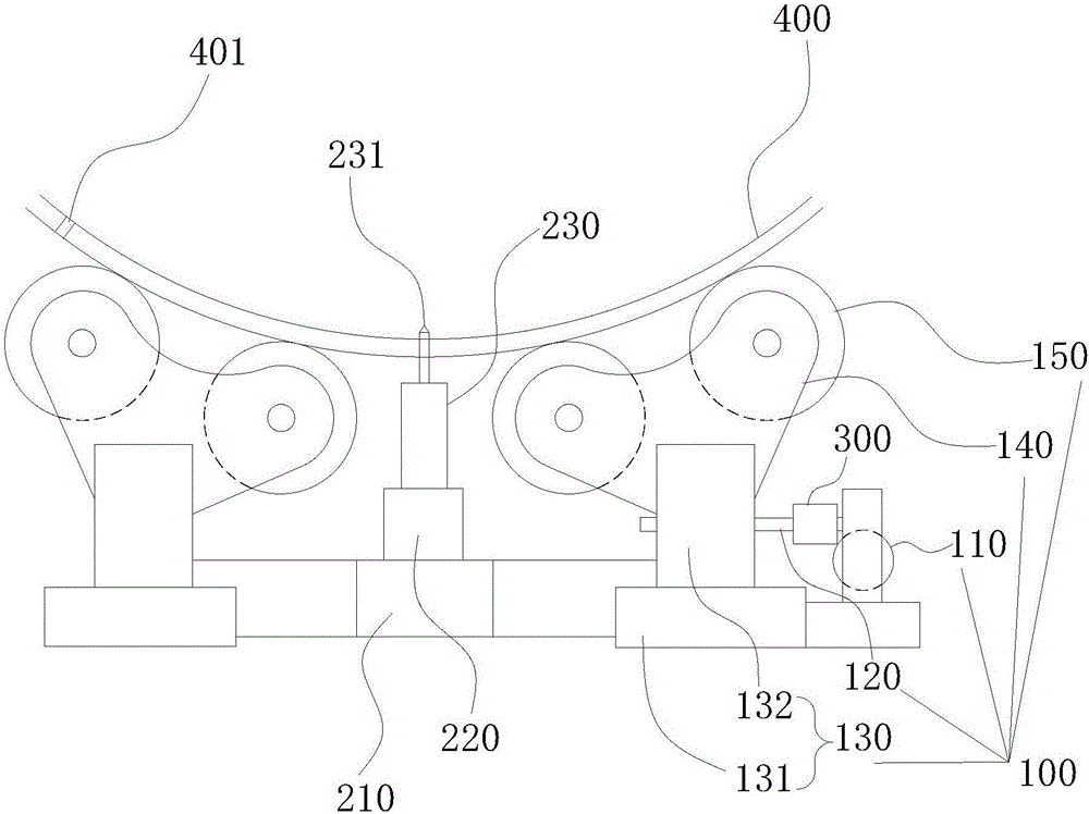 Resistance-reducing type slurry hole drilling device for large-diameter jacking pipe and construction method thereof