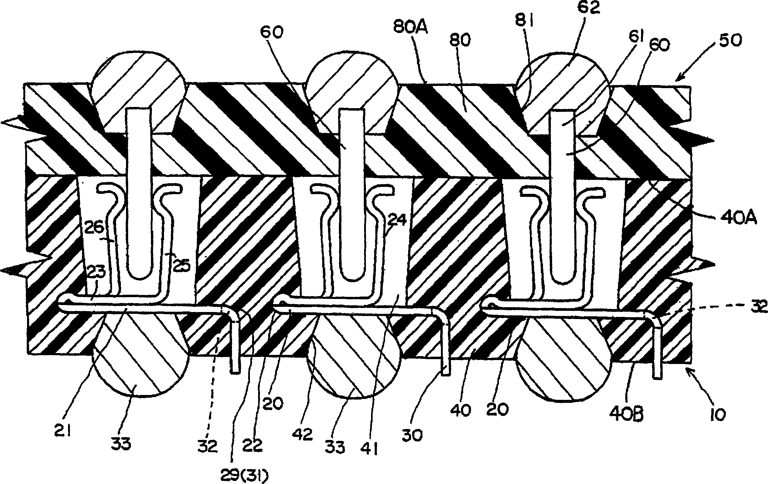 Electrical connector for printed circuit board
