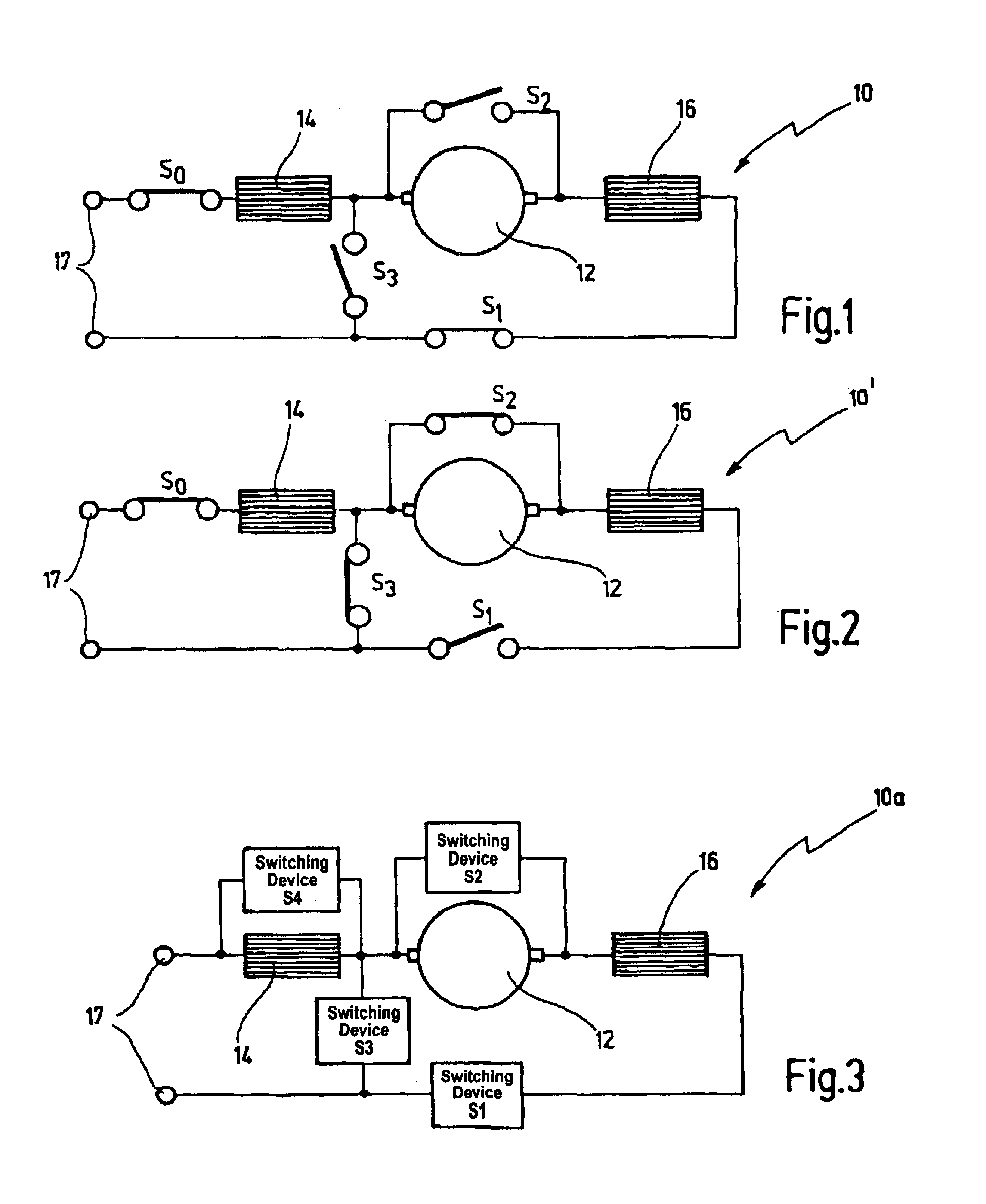 Electric motor with electronic brake