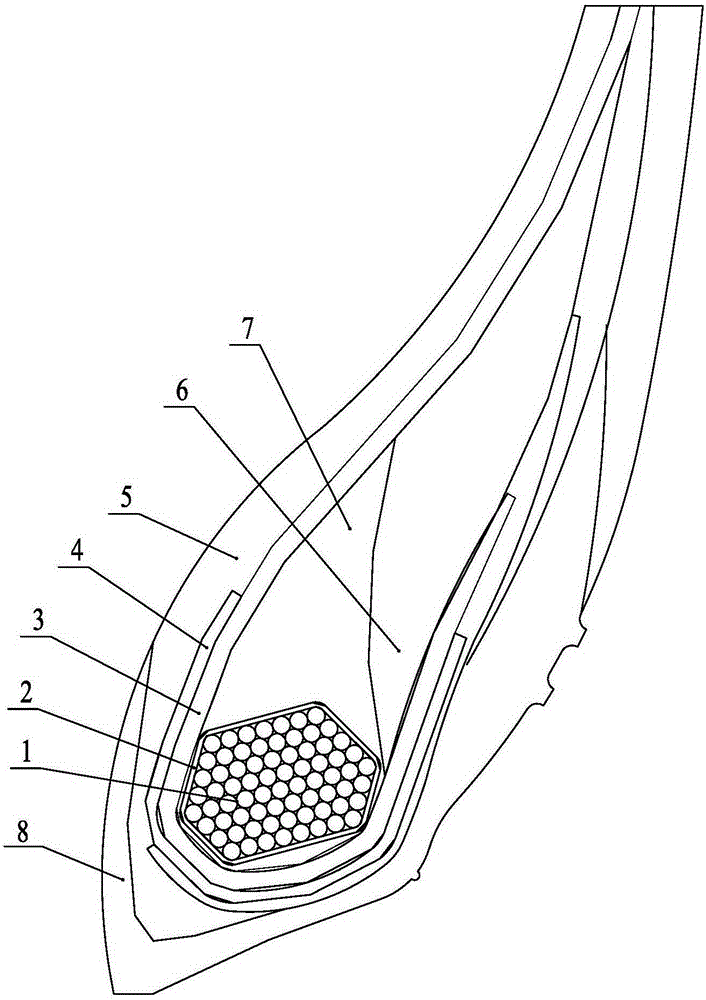 Bead ring compound piece and tire rim structure with same