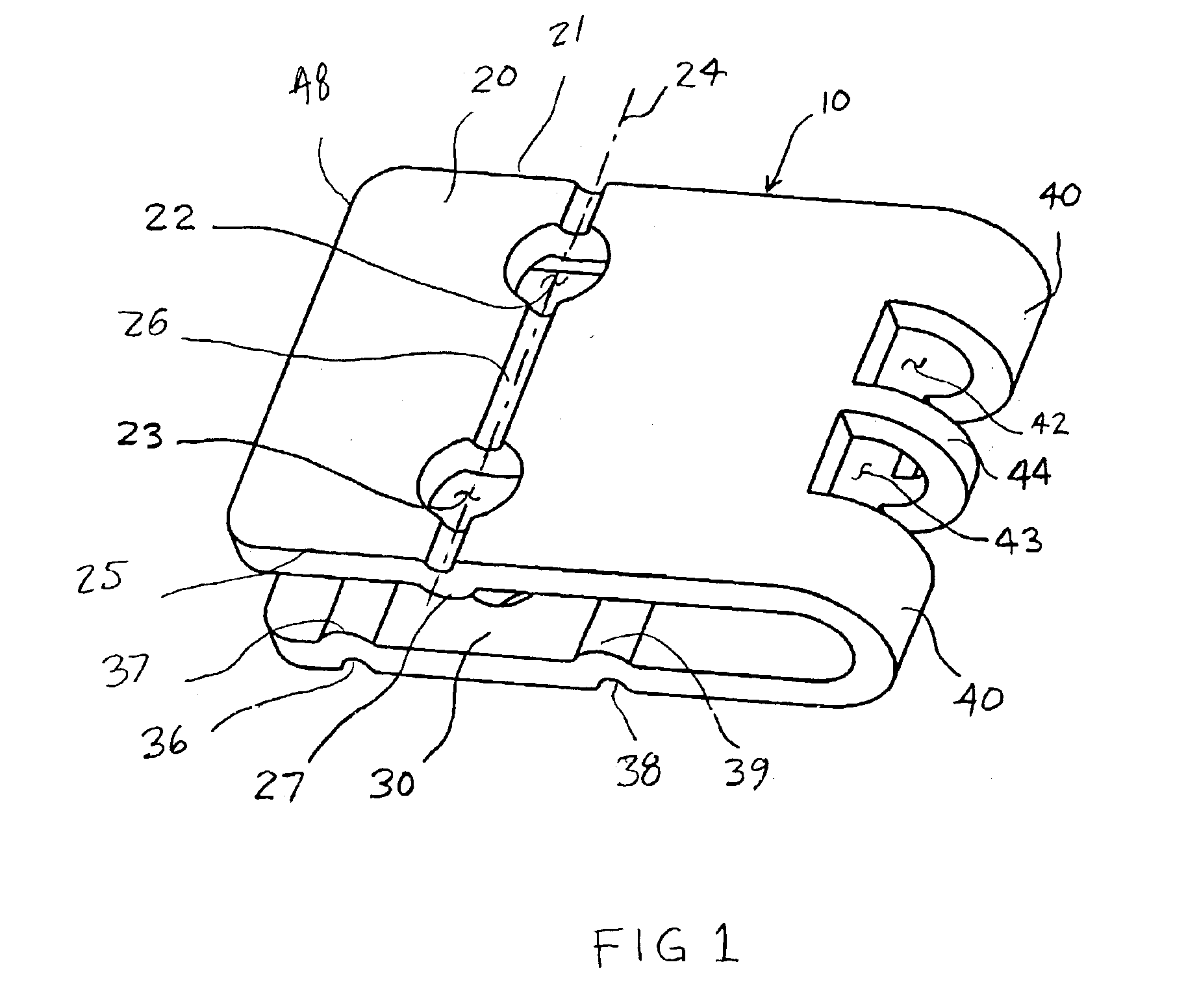 U-shaped wire rope clamp