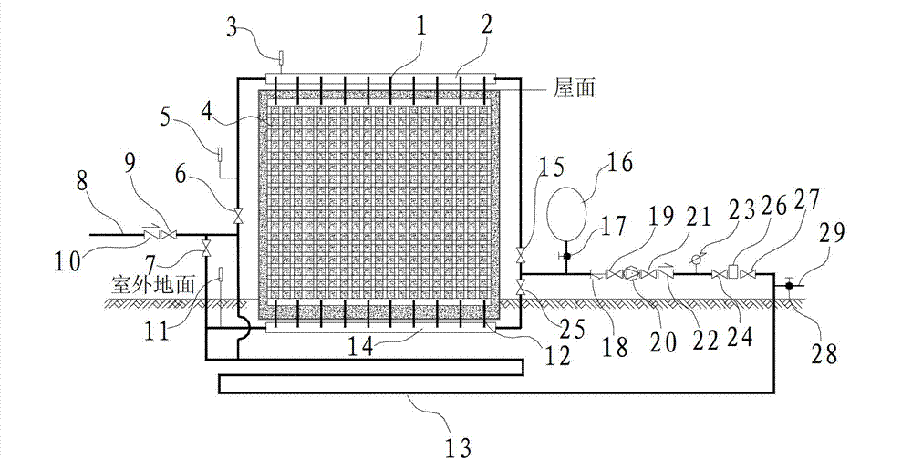 Building exterior wall pre-embedded type heat pipe energy-saving device