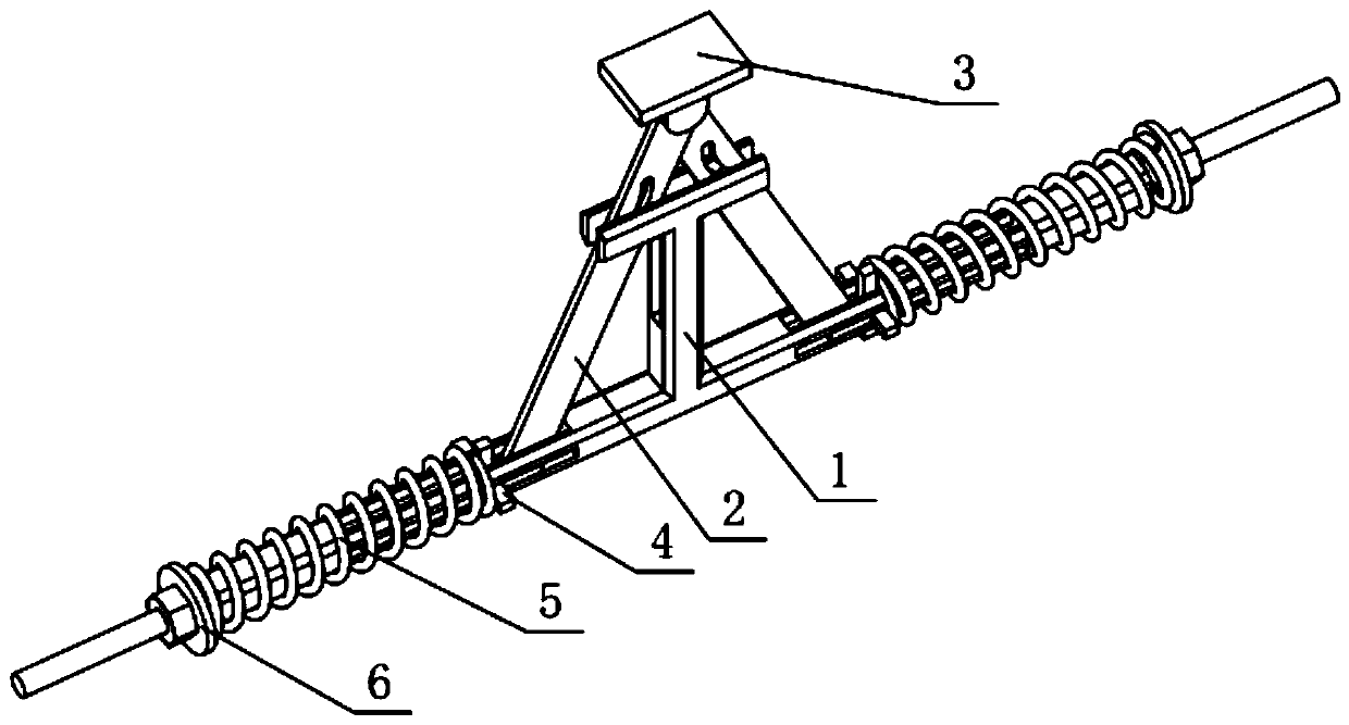 Underwater pressure-resistant structure self-adaptive constant-force fastening device and fastening method