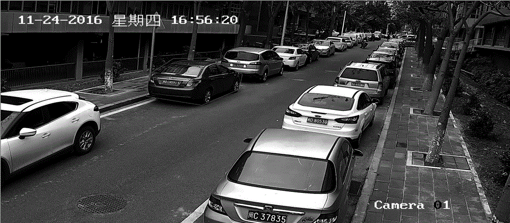 Roadside parking intelligent monitoring method on basis of vacant parking space image detection