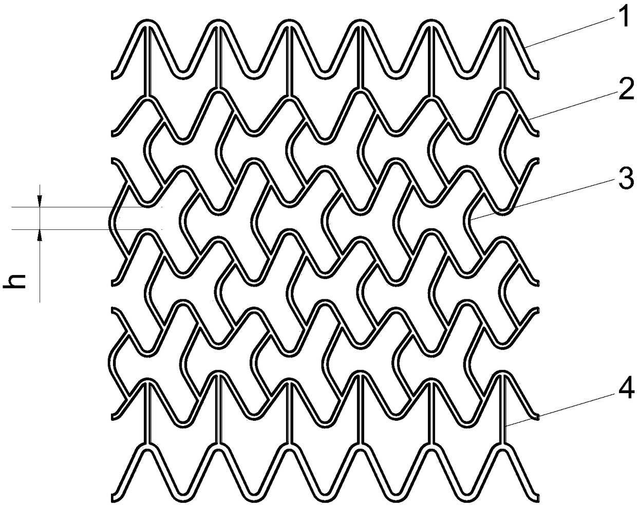 An injection-molded biodegradable polymer vascular stent