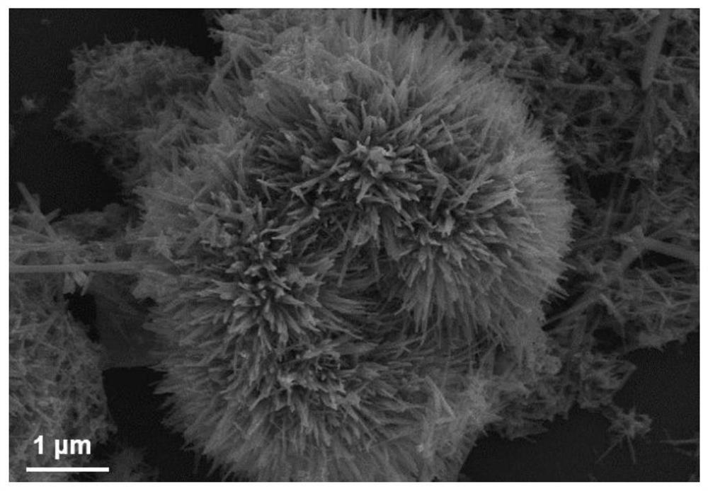 Ammonia-etched sea-urchin-shaped spherical structure copper-manganese spinel material, preparation method and application thereof