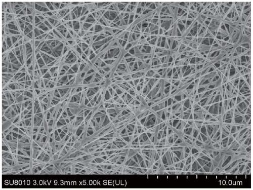 Nanofibers with core-shell structure prepared by gel-like oil-in-water emulsion electrospinning and method