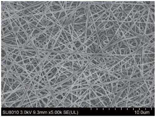 Nanofibers with core-shell structure prepared by gel-like oil-in-water emulsion electrospinning and method