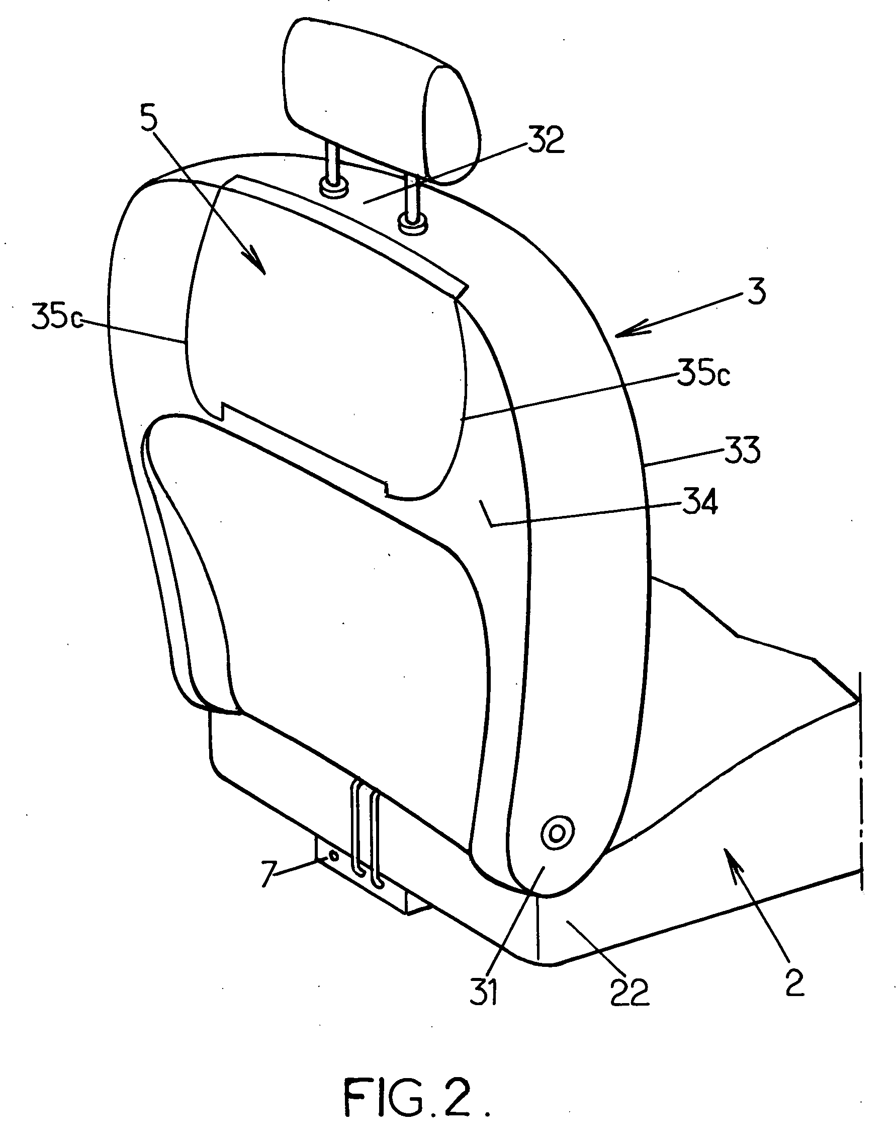 Vehicle seat back provided with a television monitor, and a vehicle seat including such a seat back