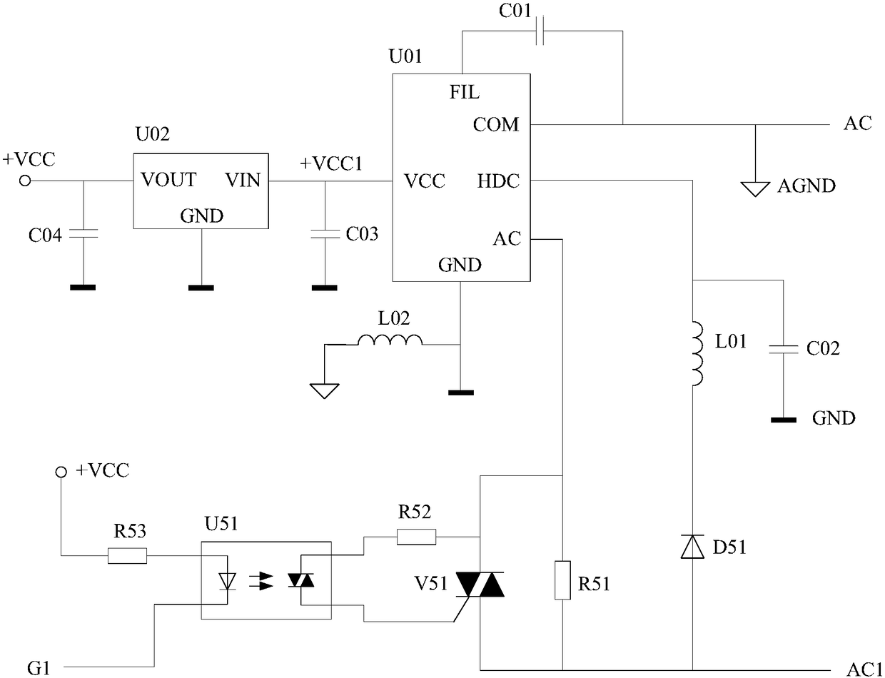 Single live wire switch controlled by multi-ground self-resetting switch