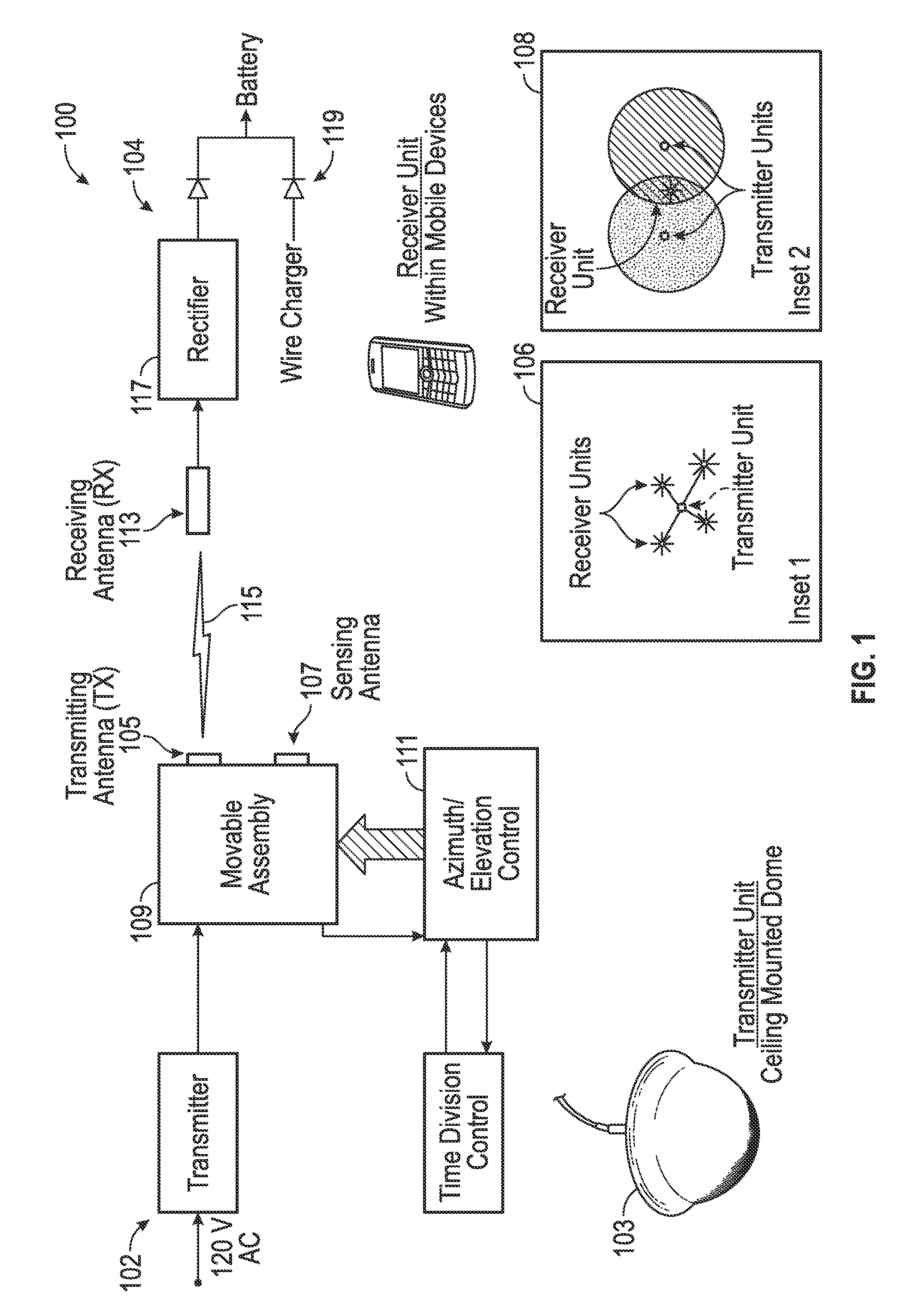 Method and apparatus for delivering energy to an electrical or electronic device via a wireless link