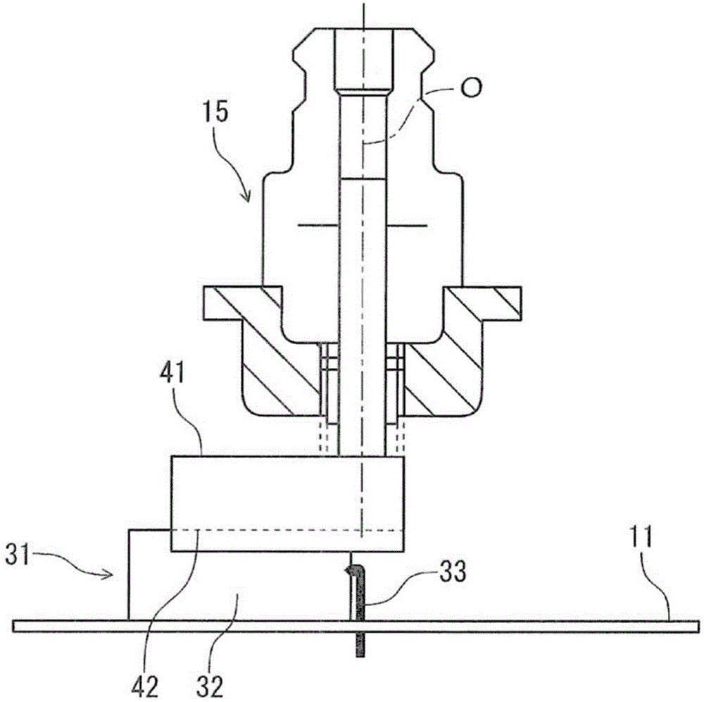 Lead working mechanism, component supply device, component mounting apparatus and lead processing method