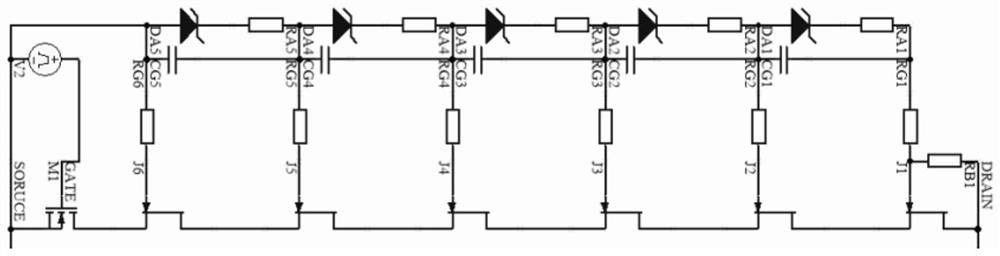 Depletion type power semiconductor structure, series structure and processing technology