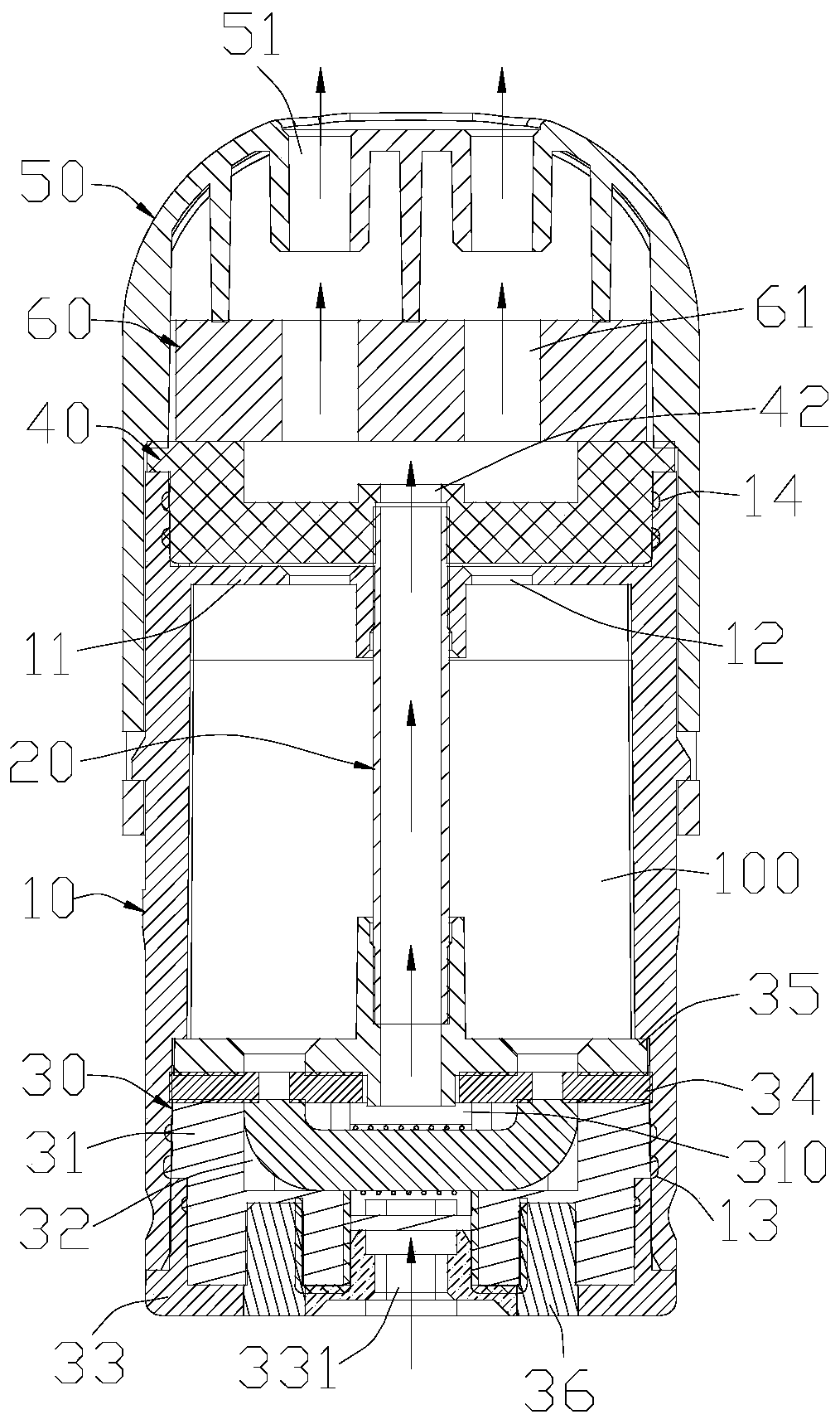 Electronic cigarette atomizer and liquid injection method thereof
