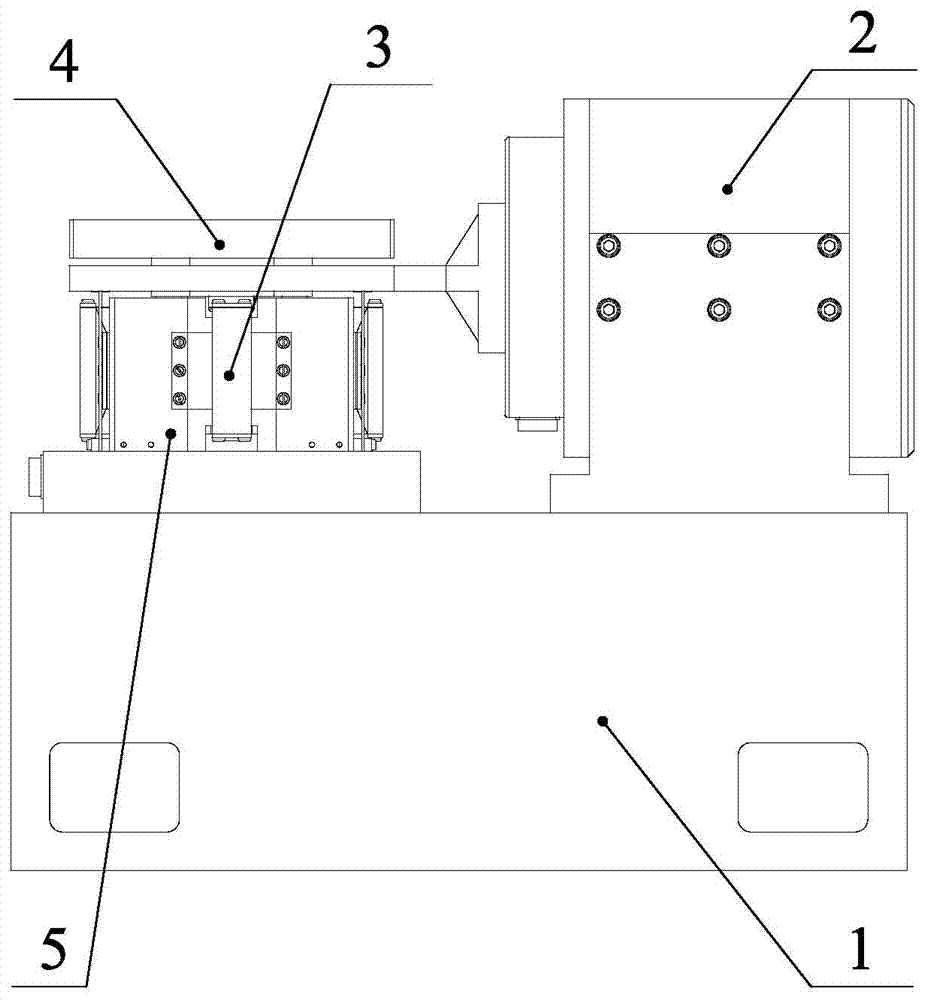 Integrated dual-axis electromagnetic vibration table