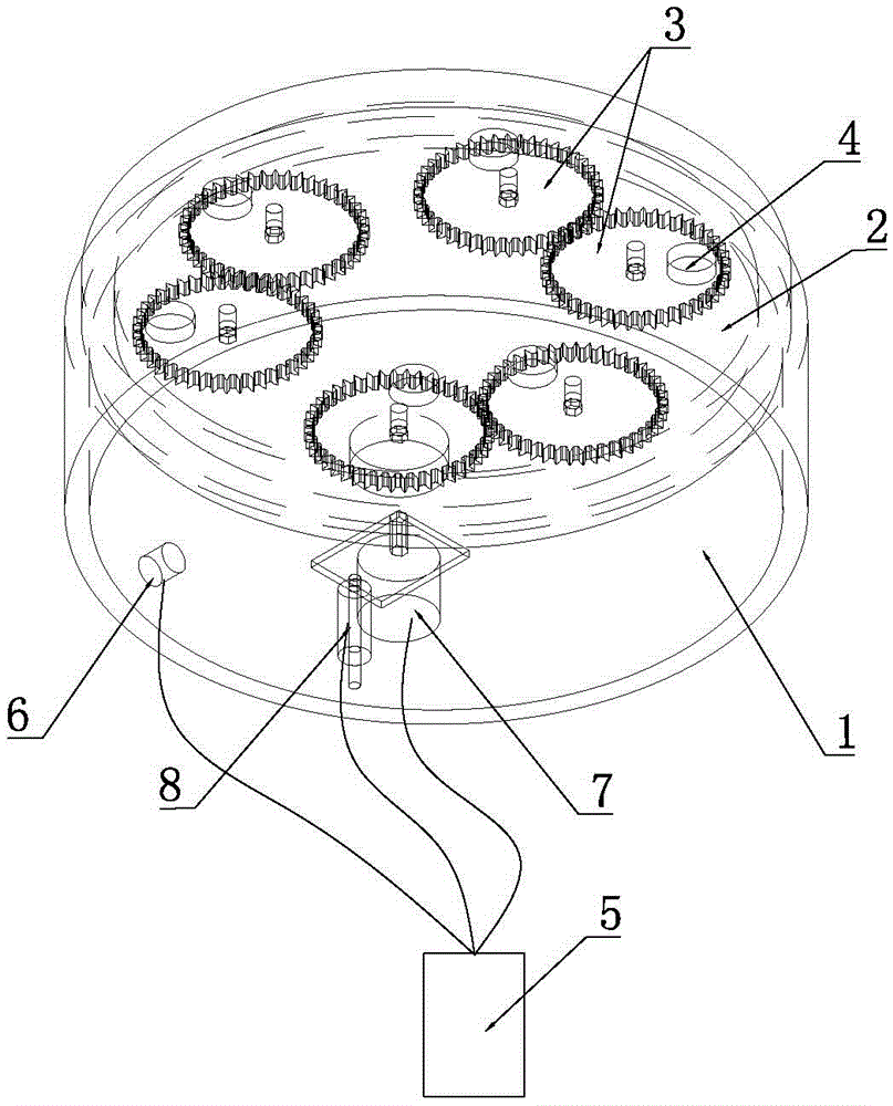 Automatic balance adjusting system for rotating table