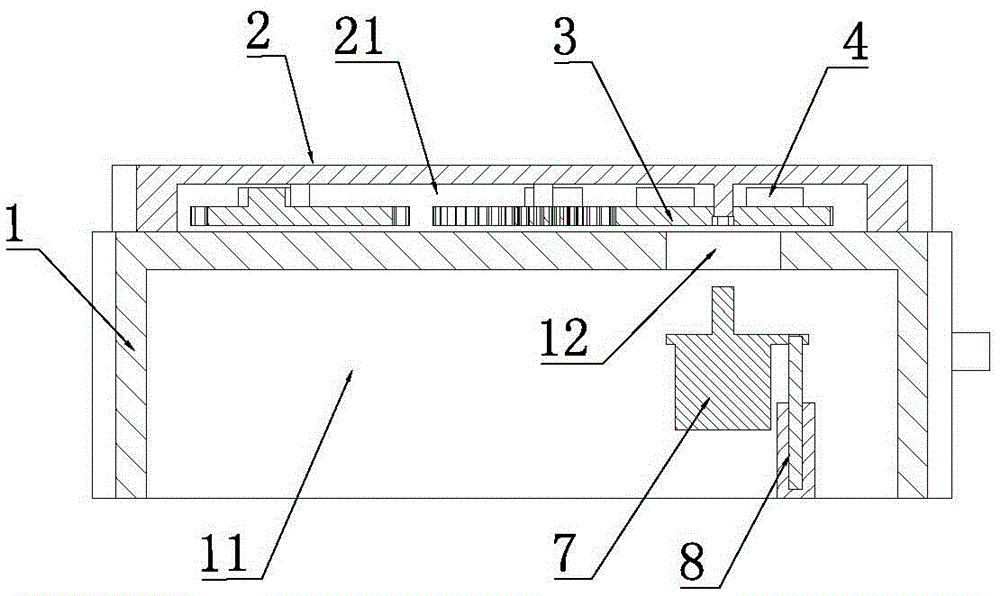 Automatic balance adjusting system for rotating table